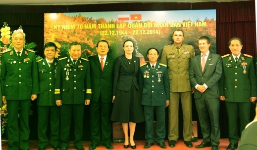 Gặp mặt hữu nghị Việt Nam - Ba Lan nhân kỷ niêm 70 năm thành lập Quân đội Nhân dân Việt Nam (22.12.1944 – 22.12.2014)