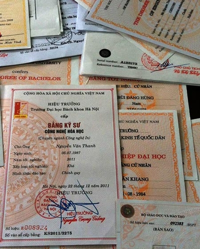 Bằng đại học, thạc sĩ... được làm giả và bán như thế nào?