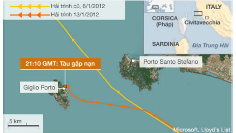 Tìm thấy thêm nạn nhân tàu Concordia