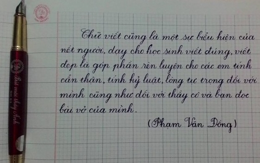 Những bạn trẻ 9X viết chữ đẹp như in