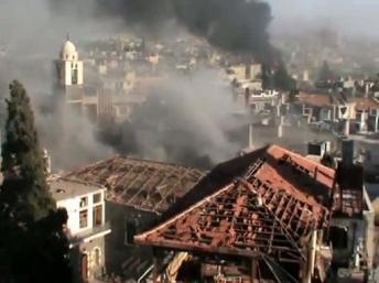 Hàng ngàn dân Syria ở Homs bị kẹt dưới trận mưa pháo