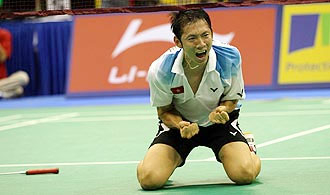 Giải Cầu lông Super Series Singapore 2009:  Tiến Minh hạ số 1 thế giới