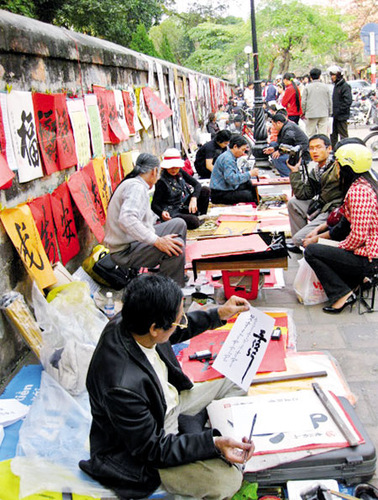 Xuân về, bàn chuyện phố ông đồ