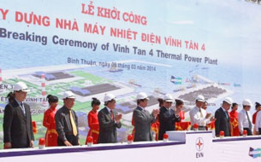 Khởi công dự án Nhà máy nhiệt điện Vĩnh Tân 4