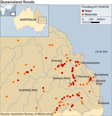 Queensland đối phó nạn lụt 'đại hồng thủy'