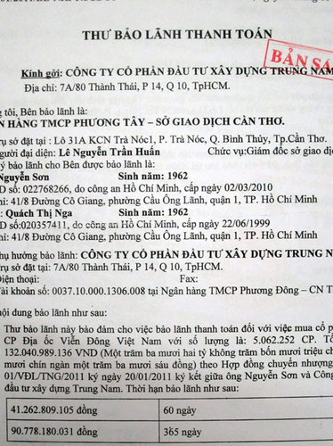 Vụ mua bán CP Viễn Đông Land: Ngân hàng tiếp tay “xù nợ” DN?