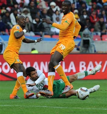 Bồ Đào Nha và Bờ Biển Ngà bất phân thắng bại