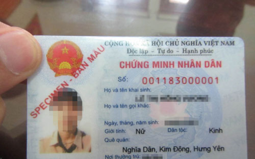 Cấp thí điểm mã số công dân từ tháng 10