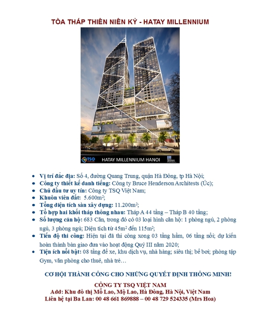 Tòa tháp Thiên niên kỷ - HATAY MILLENNIUM