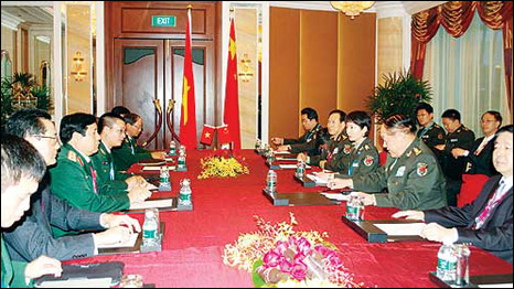 Cuộc gặp bộ trưởng quốc phòng Việt-Trung