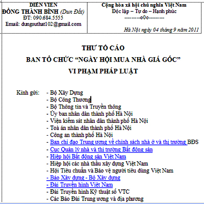 Ngày hội mua nhà giá gốc: Đặt "nhầm" lòng tin