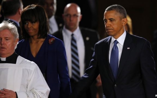 Tổng thống Obama đến Boston